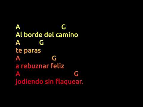 No es Dios todo lo que Reluce-(El perfume de la tempestad)-Indio Solari-Acordes para guitarra.