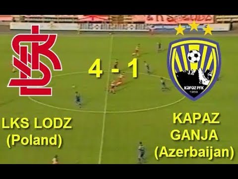 LKS LODZ (Poland)  4 - 1  Kapaz (Azerbaijan) 1998-1999  Champions League