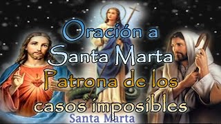 Oración a Santa Marta para peticiones