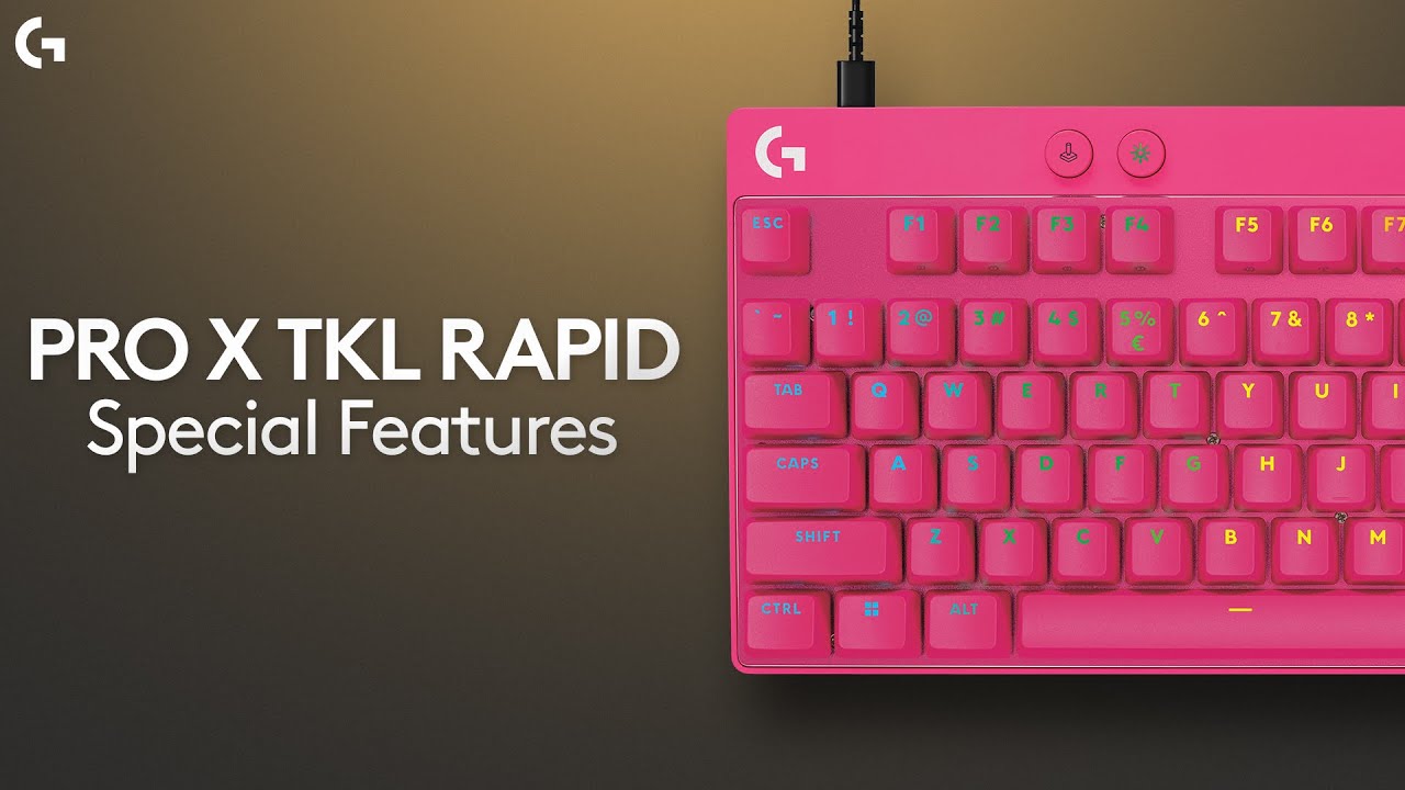 Logitech G PRO X TKL RAPID Special Features w/ G HUB