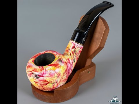 Unsmoked Hilson Art Smooth Bent Apple Saddle Stem (127) 9mm