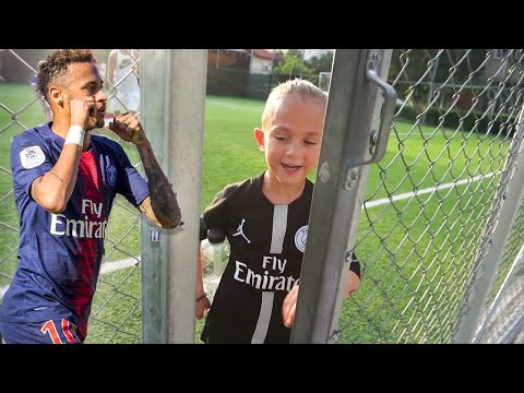 I PLAYED FOOTBALL WITH NEYMAR JR. FOR THE FIRST TIME!