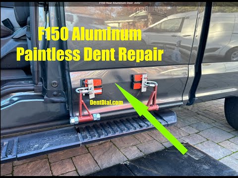 Paintless Dent Repair for F150 Rear Aluminum Door