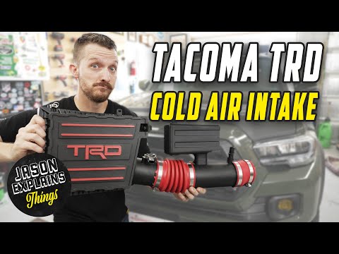 Tacoma TRD COLD AIR INTAKE Worth It?! (Install DIY, Sound Test, 0-60 Run!)
