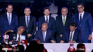 Nile Company’s sponsorship signing ceremony for the Egyptian League