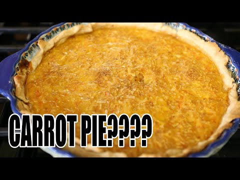 Easy carrot pie recipe from a canned pumpkin recipe