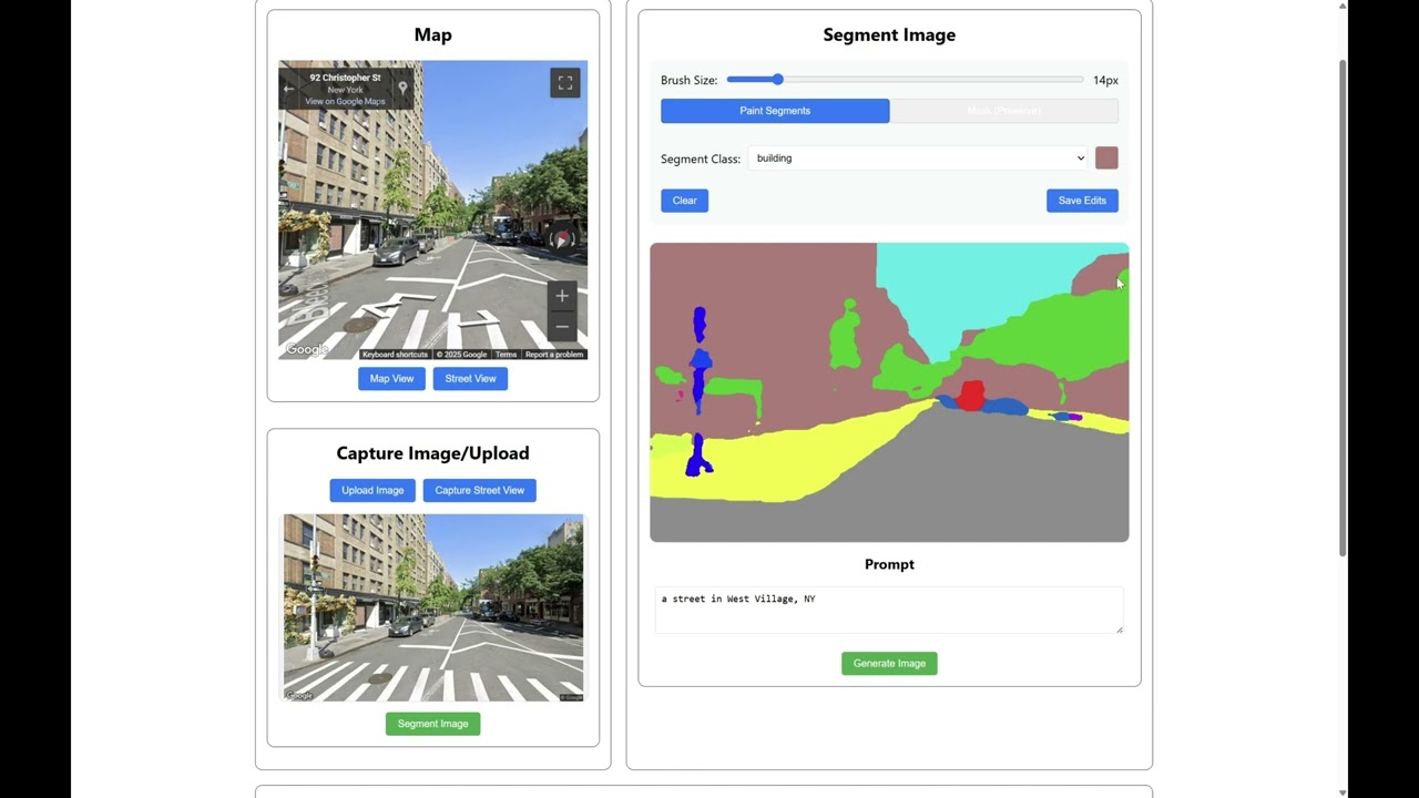 Stable Diffusion Street Demo