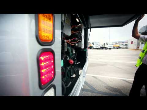 Volvo B5RH low-entry hybrid on trial in Perth 2014