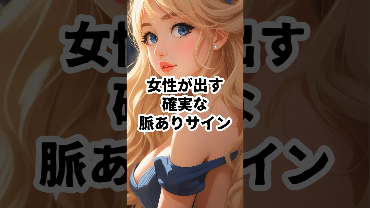 女性の確実な脈ありサイン！ #モテたい #ランキング #美人好き #美女