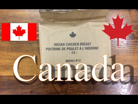 Canadian Indian Chicken Breast Individual Meal Pack (IMP) ~2015~