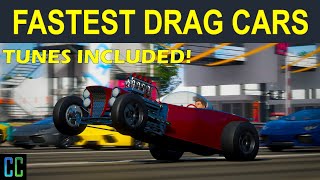 *LAST UPDATE* FINAL Top 30 FASTEST DRAG CARS In Forza Horizon 4 W/Tunes! Is Shelby Monaco Fastest?