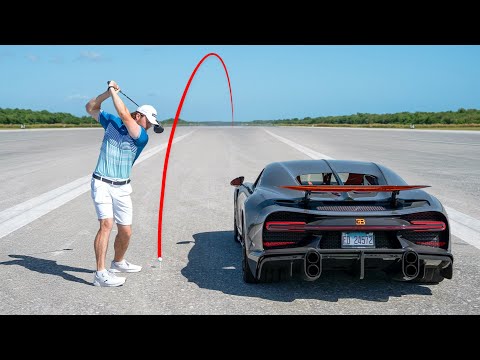 Golf Ball vs Supercar - Which is Faster?