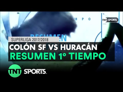 Resumen Primer Tiempo: Colón SF vs Huracán | Fecha 18 - Superliga Argentina 2017/2018