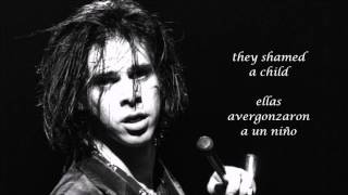 Nick Cave &amp; The Bad Seeds - Your funeral, my trial (live) Lyrics English/Spanish