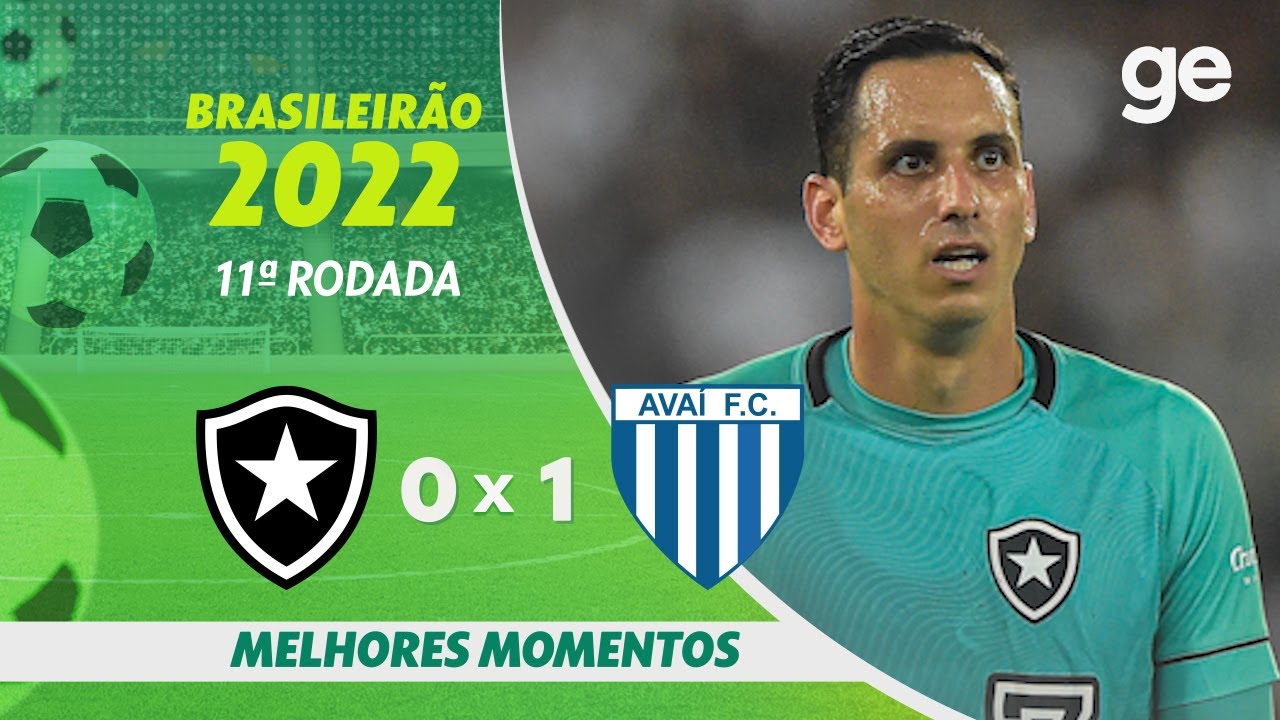VÍDEO: Gols e melhores momentos da derrota do Botafogo para o Avaí no Nilton Santos