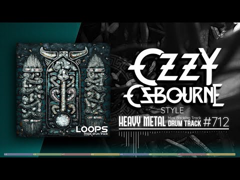 Heavy Metal Drum Track / Ozzy Osbourne Style / 150 bpm