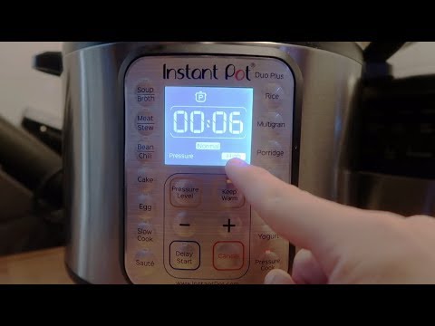 Instant Pot Duo Plus Pressure Cooking Settings