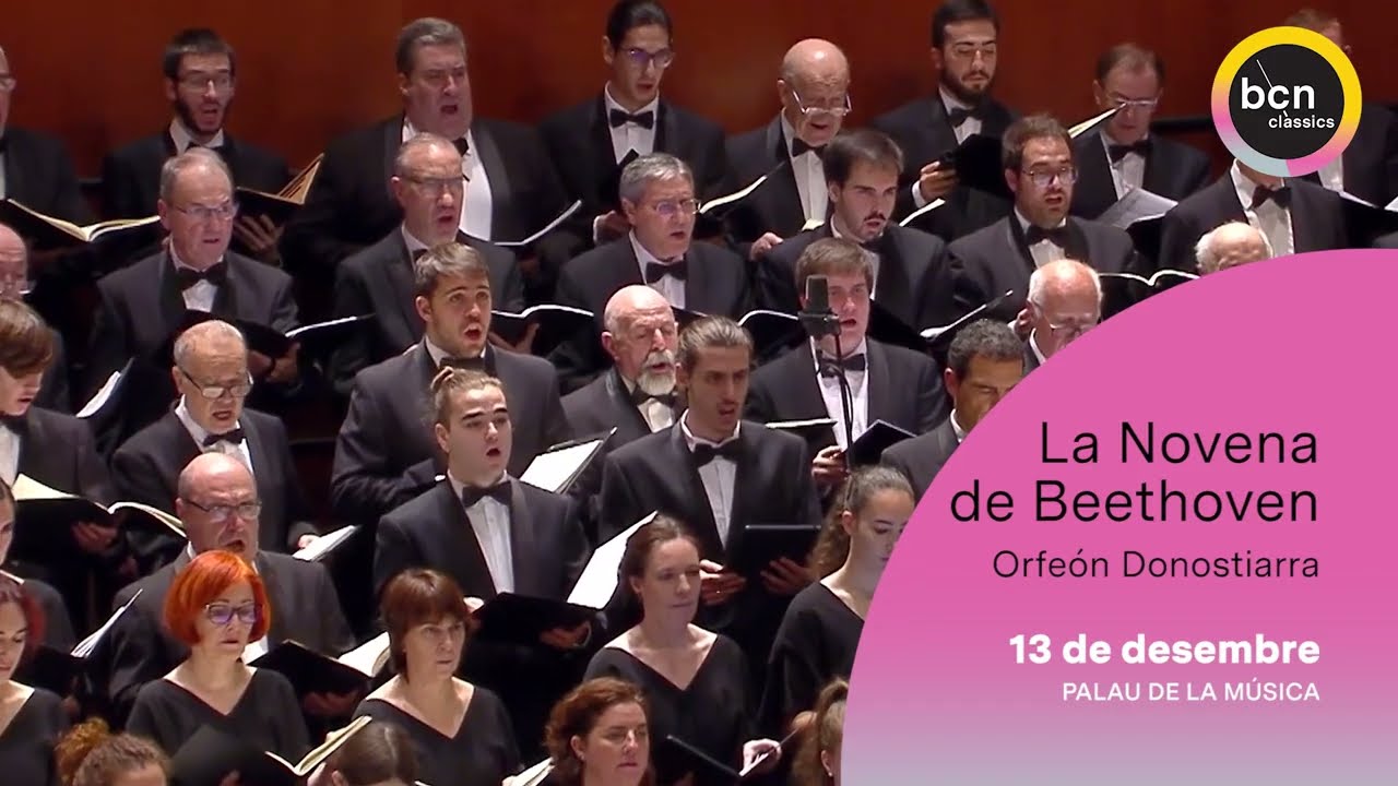 Beethoven's 9th Symphony with Orfeón Donostiarra