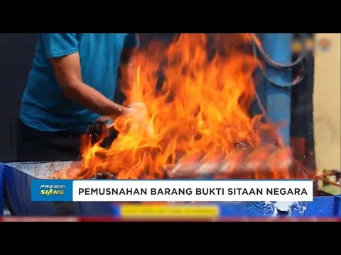 POLRESTA TANGERANG HADIRI PEMUSNAHAN BARANG BUKTI SITAAN NEGARA DI KEJARI