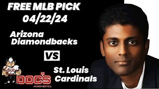 MLB Picks and Predictions - Arizona Diamondbacks vs St. Louis Cardinals, 4/22/24 Expert Best Bets