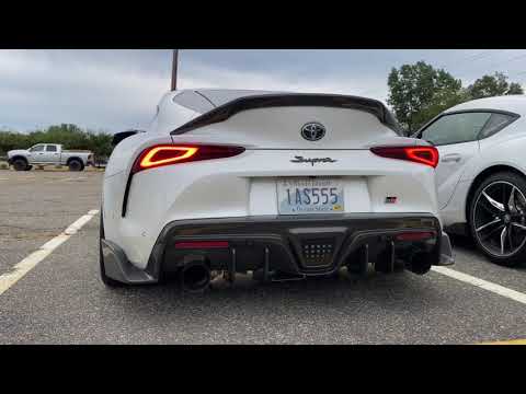 Dual Exit Tomei on 2020 Supra