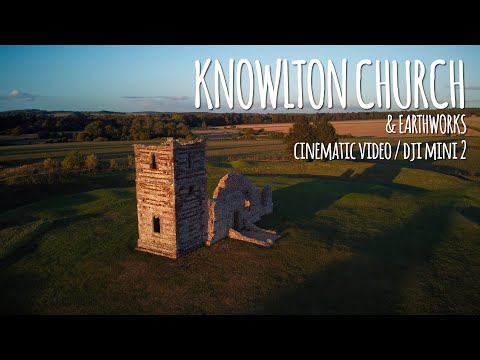 Knowlton Church & Earthworks Cinematic Video | DJI Mini 2 | 4K