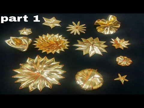 Gota flower | gota Patti flower | gotta flower | ribbon flower | gota work