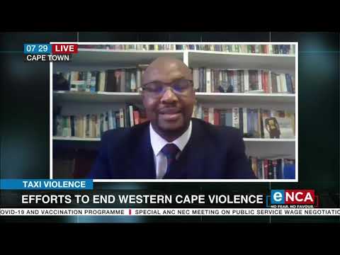 Taxi Violence Restoring calm in the Western Cape