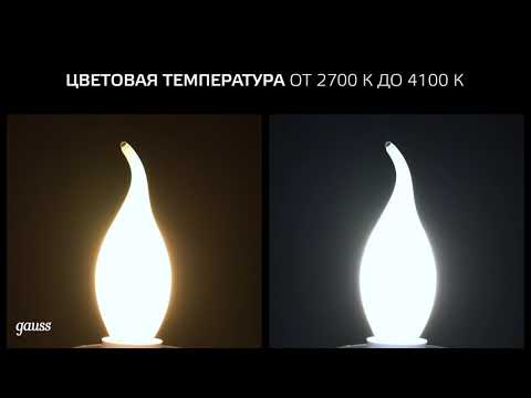 Лампа Gauss Filament Шар 9W 610lm 4100К Е14 milky LED Лампа Gauss Filament Шар 9W 610lm 4100К Е14 milky LED