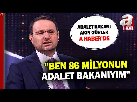 Justice Minister Akın Gürlek on A Haber! Minister Gürlek recounted what happened in Parliament | ...