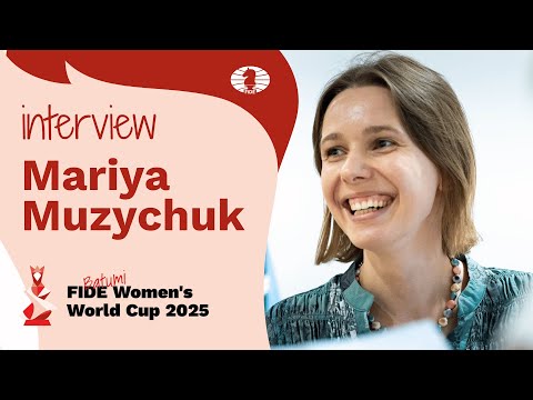 Interview with Mariya Muzychuk 🇺🇦 | Round 3 | Game 1 | FIDE Women’s World Cup 2025