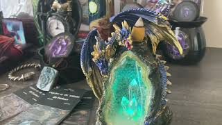 Masivní stojánek a 6 ks podtácků - Keltský drak