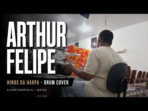 Tocando hinos da harpa na AD Madureira de Vicentinópolis-GO. 