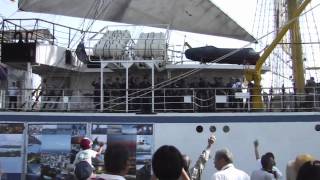 preview picture of video 'Vladivostok Russia Sailing Bort NADEZHDA part 2 ウラジオストク帆船'