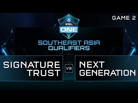 Signature Trust vs Next Generation - ESL One Manila SEA Qualifier - Game 2