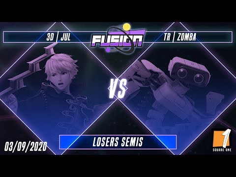 Fusion #14 - 3D | Jul (Robin) Vs. TR | Zomba (ROB) - Losers Semis - Smash Ultimate