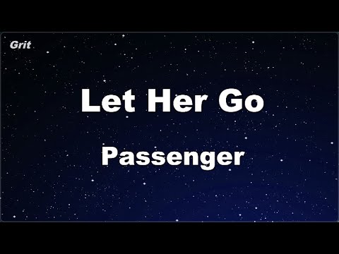 Karaoke♬ Let Her Go - Passenger 【No Guide Melody】 Instrumental
