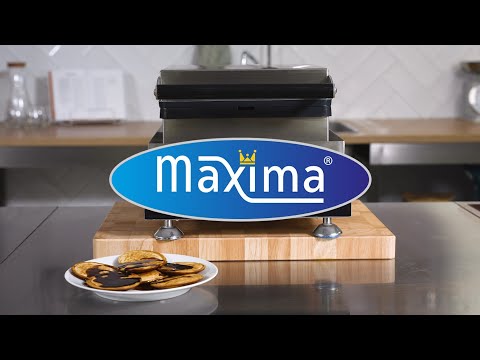 Maxima Gastro Pfannkuchenmacher - 9 Pfannkuchen - Jeweils Ø7,5 cm