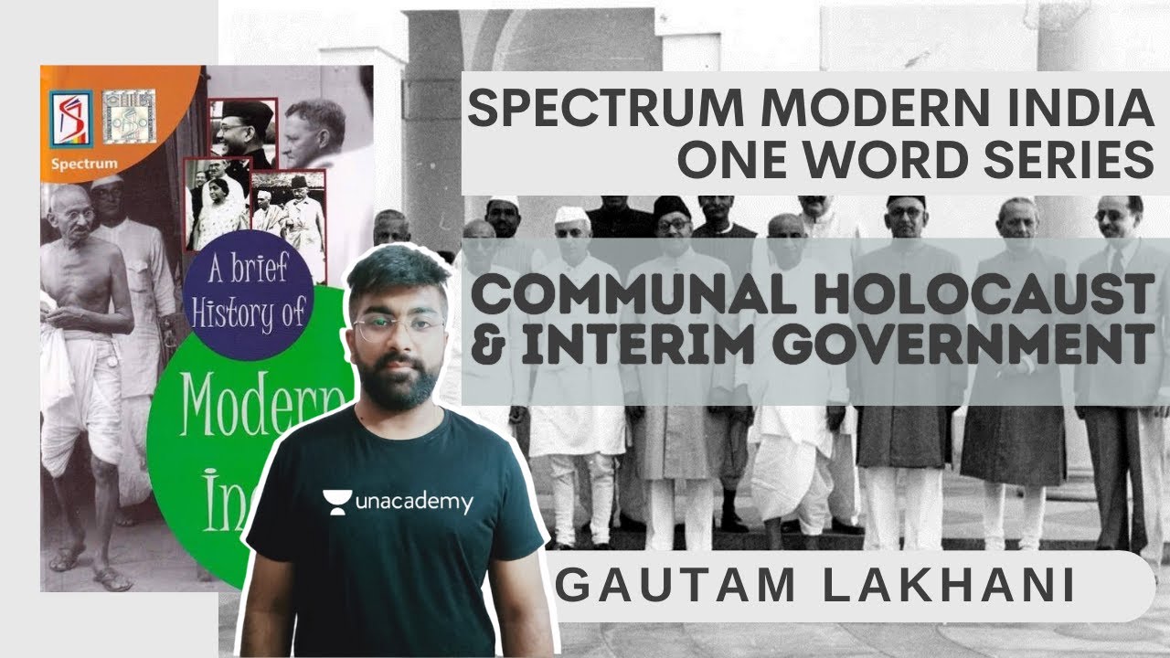 Video overview of Modern Indian History for competitive examination preparation