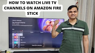 (Hindi) How to watch live tv on amazon fire tv stick | how to get live tv on firestick  | TV Guide