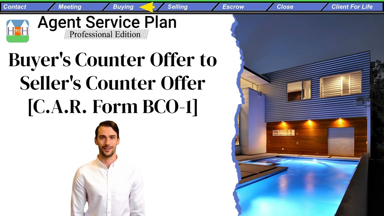 Buyer's Counter Offer to Seller's Counter Offer C.A.R  Form BCO
