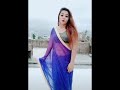 Hot College Girl Shara Erotic Curvy Navel Show In Transparent Saree