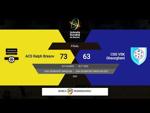 L1BM 2022-2023: Ralph Brașov - CSȘ VSK Gheorgheni