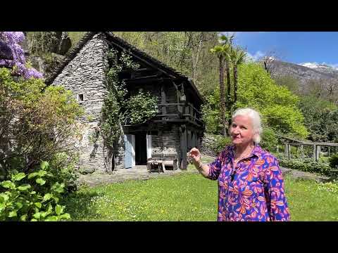 Ein Traum von Ursprünglichkeit, Rustico in Cevio, Valle Maggia, mit echtem Grotto unter dem Felsen