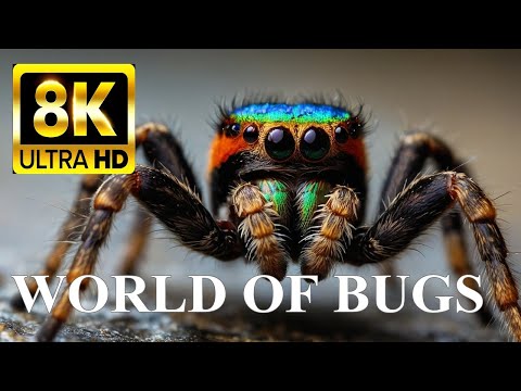 , title : 'SECRET WORLD OF BUGS 8K ULTRA HD - Insect Names and Nature Sounds'