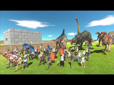 Race to eat humans - Animal Revolt Battle Simulator
