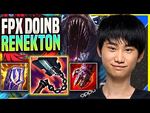 DOINB BRINGS BACK RENEKTON WITH NEW ITEMS! - FPX DoinB Plays Renekton Mid vs Syndra! | Season 11