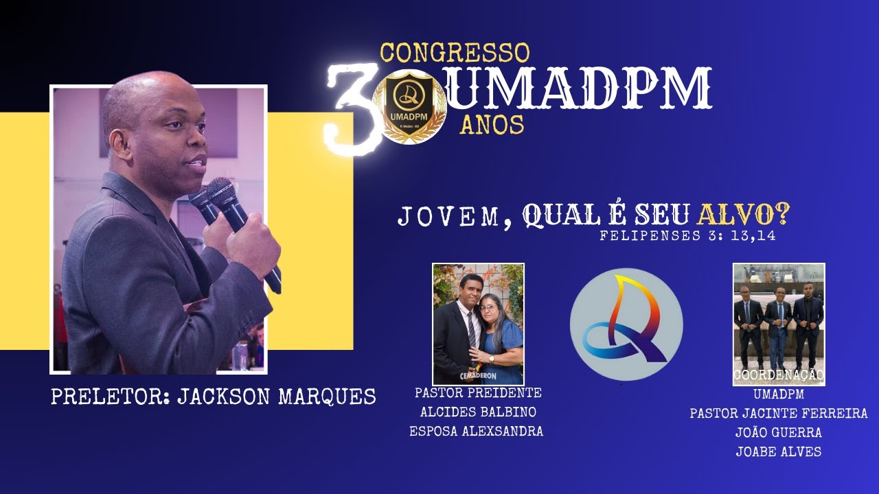 PREGAÇÃO  FORTE DE ARREPIAR 2023 JACKSON MARQUES // 30 ANOS UMADPM.