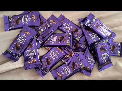 2 mins satisfying video some lot's of new Cadbury dairy milk chocolate