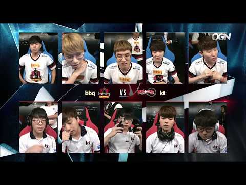 KT vs BBQ Highlights - LCK 2017 Summer 2017 -  KT Rolster vs BBQ Olivers